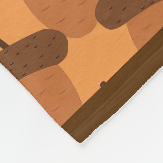 Eichhörnchen, das Eichel-Fleece-Decke hält Fleecedecke (Ecke)