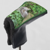 Eichhörnchen, das eine Erdnuss isst Golf Headcover (3/4 Vorderseite)