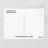 Eichhörnchen, das sich in einer Tree-Postkarte ver Postkarte (Rückseite)