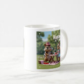 Eichhörnchen der Liebe Valentine Kaffeetasse (VorderseiteRechts)