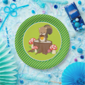 Eichhörnchen der Waldtier-| Pappteller (Party)