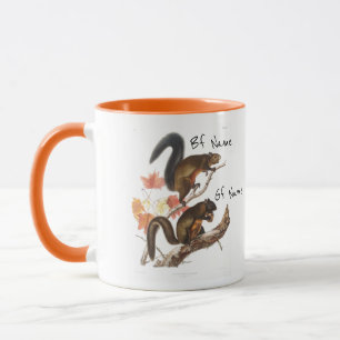 Eichhörnchen des benutzerdefinierten Valentins Tasse