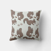 Eichhörnchen Design Kissen (Rückseite)