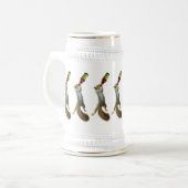 Eichhörnchen, die Bier Stein trinken Bierglas (Vorderseite Links)