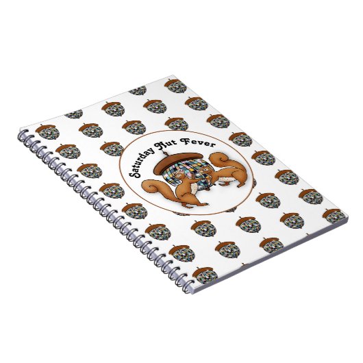 Eichhörnchen-Disko Notizblock (Rechte Seite)