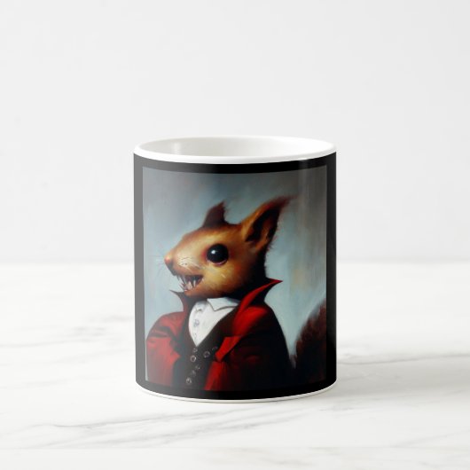 Eichhörnchen Dracula Kaffeetasse (Mittel)