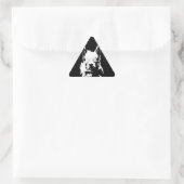 Eichhörnchen Dreieckiger Aufkleber (Tasche)