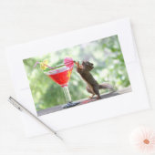 Eichhörnchen Drink Cocktail Rechteckiger Aufkleber (Umschlag)