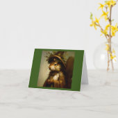 Eichhörnchen Druid Karte (Gelbe Blume)