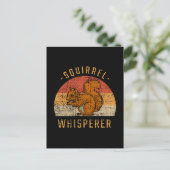 Eichhörnchen - Eichhörnchen Whispere Postkarte (Stehend Vorderseite)