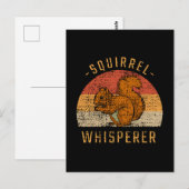 Eichhörnchen - Eichhörnchen Whispere Postkarte (Vorne/Hinten)
