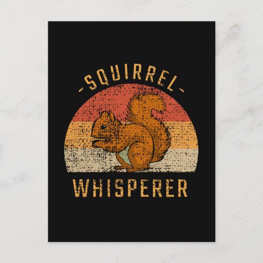 Eichhörnchen - Eichhörnchen Whispere Postkarte (Vorderseite)