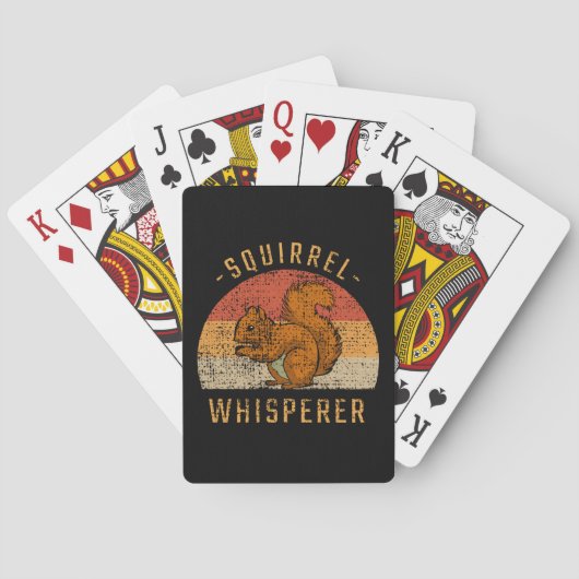 Eichhörnchen - Eichhörnchen Whispere Spielkarten (Rückseite)
