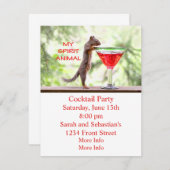 Eichhörnchen Einladung (Vorne/Hinten)