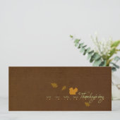 Eichhörnchen-Erntedank Einladungen (Stehend Vorderseite)