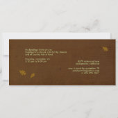 Eichhörnchen-Erntedank Einladungen (Rückseite)