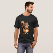 Eichhörnchen essen Nüsse T - Shirt (Vorne ganz)