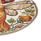 Eichhörnchen Fairy Illustration Schneidebrett (Ecke)