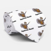 Eichhörnchen-Felsen! Krawatte (Gerollt)