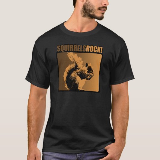Eichhörnchen-Felsen! T-Shirt (Vorderseite)