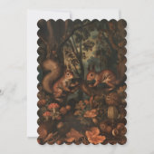 Eichhörnchen - flache Einladung 12,7 cm x 17,8 cm (Vorderseite)