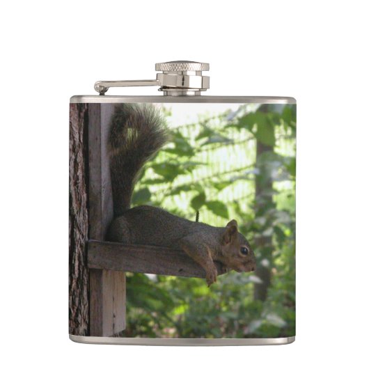 Eichhörnchen Flachmann (Vorderseite)