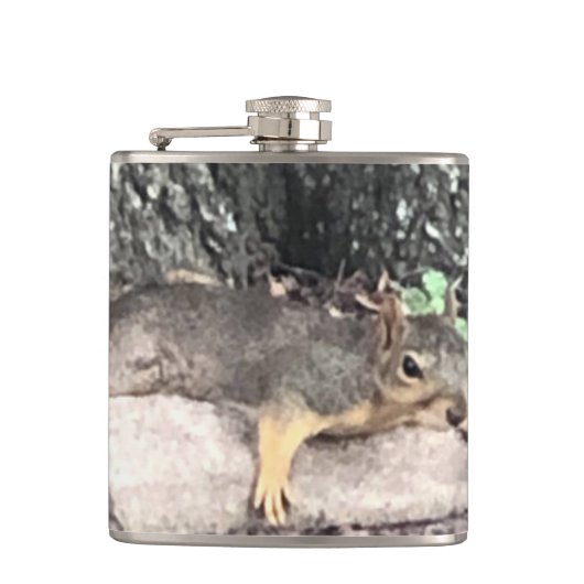 Eichhörnchen Flachmann (Vorderseite)