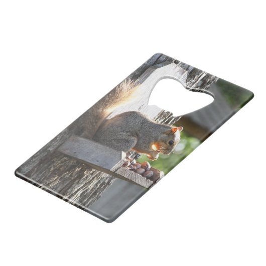 Eichhörnchen Flaschenöffner (Rückseite Schrägansicht)
