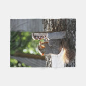 Eichhörnchen Fleece Blanket (Vorderseite (Horizontal))