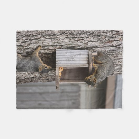 Eichhörnchen Fleece Blanket (Vorderseite (Horizontal))