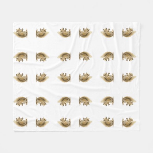 Eichhörnchen Fleecedecke (Vorderseite (Horizontal))