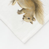 Eichhörnchen Fleecedecke (Ecke)