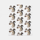 Eichhörnchen Fleecedecke (Vorderseite)