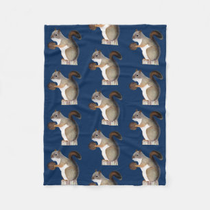 Eichhörnchen Fleecedecke