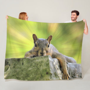 Eichhörnchen Fleecedecke