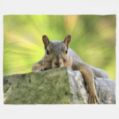 Eichhörnchen Fleecedecke (Vorderseite (Horizontal))