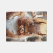 Eichhörnchen Fleecedecke (Vorderseite (Horizontal))