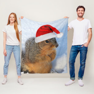 Eichhörnchen Fleecedecke