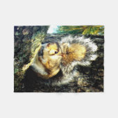 Eichhörnchen-Fleecedecke Fleecedecke (Vorderseite (Horizontal))