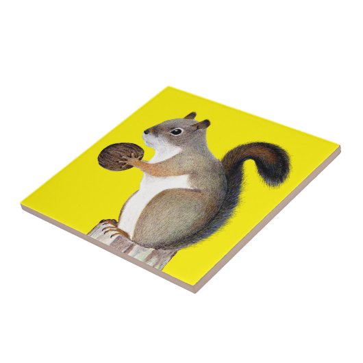 Eichhörnchen Fliese (Seite)