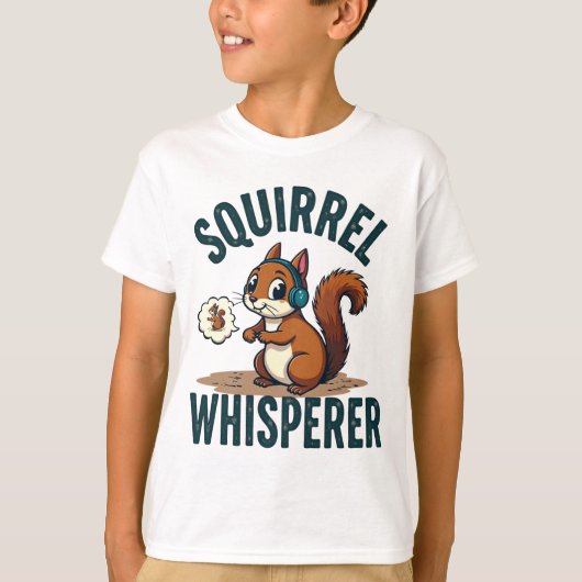 Eichhörnchen-Flüsterer T-Shirt (Vorderseite)
