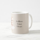 Eichhörnchen Folge Deinem Herzen Kaffeetasse (VorderseiteRechts)