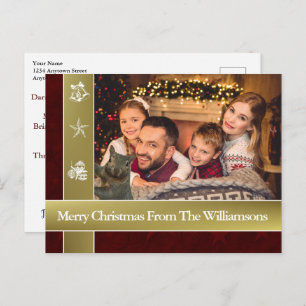 Eichhörnchen Foto Bombs Familie Foto Weihnachten Postkarte