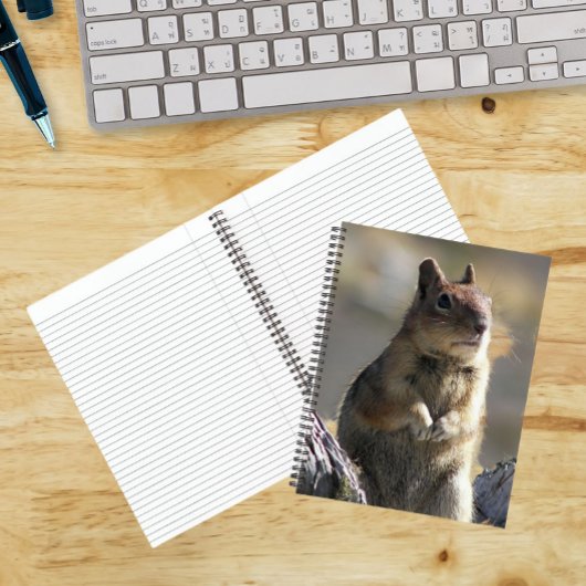 Eichhörnchen-Foto Notizbuch