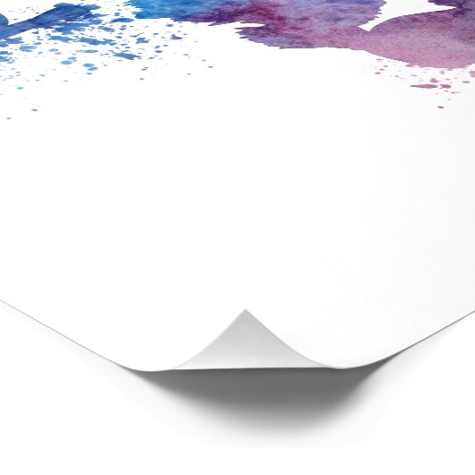 Eichhörnchen Fotodruck (Ecke)