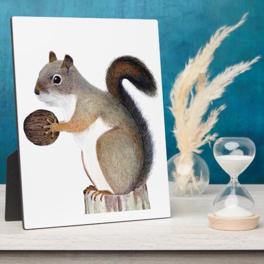 Eichhörnchen Fotoplatte (Seite)