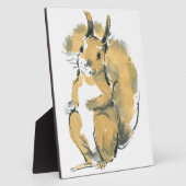 Eichhörnchen Fotoplatte (Seite)