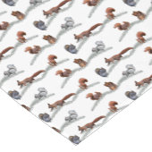 Eichhörnchen Frenzy Table Runner Kurzer Tischläufer (Ecke)