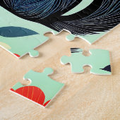 Eichhörnchen Frühlingsblumen Kunst Puzzle (Seite)