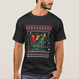 Eichhörnchen Funny Ugly Christmas Tree Jumper Xmas T-Shirt
